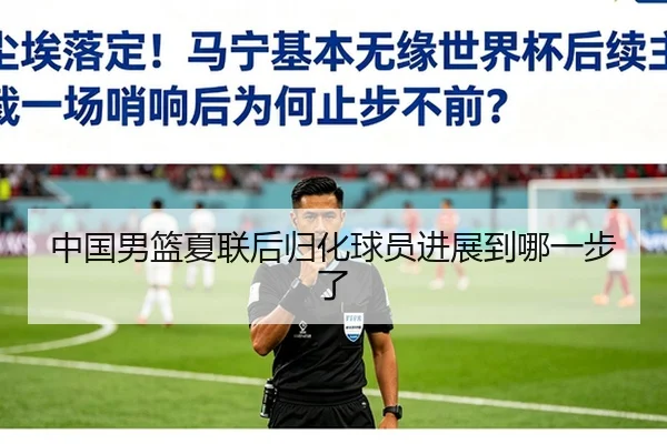 中国男篮夏联后归化球员进展到哪一步了